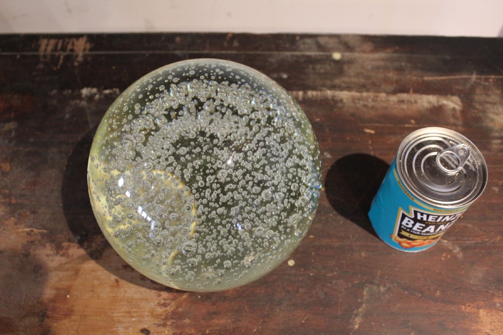 Very Rare Huge Victorian glass dump stunning or paperweight c1870 View IV