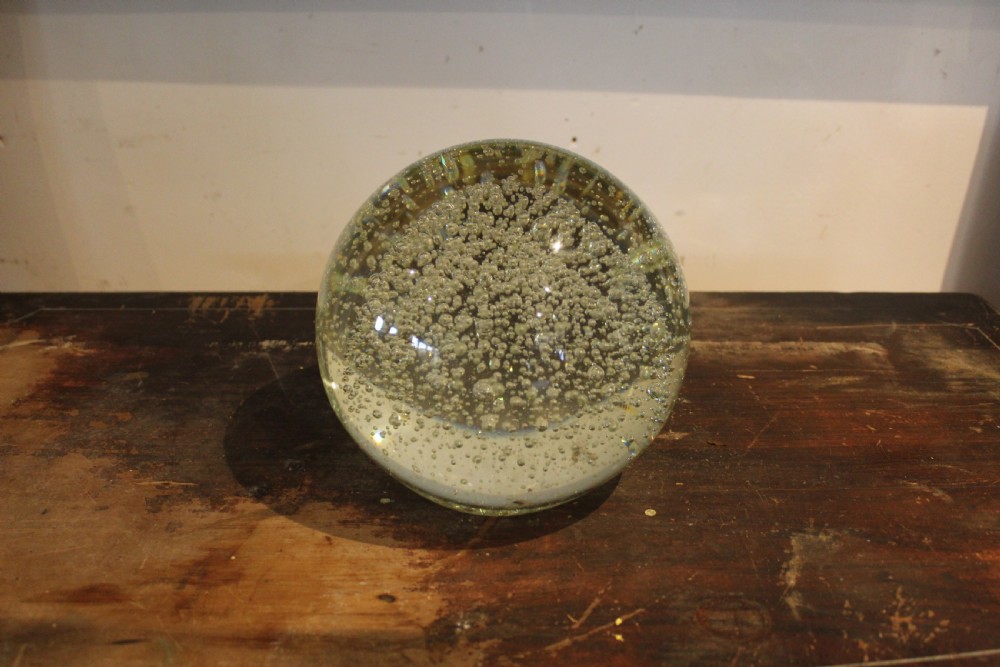 Very Rare Huge Victorian glass dump stunning or paperweight c1870 View VI