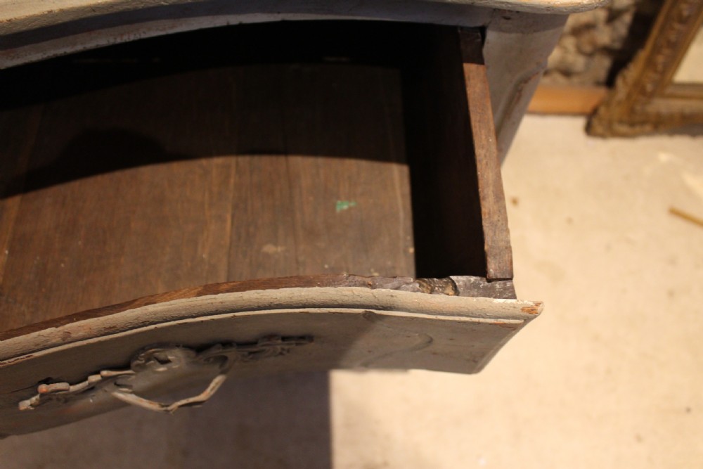 Chest of drawers Commode French Oak c1750 View XI