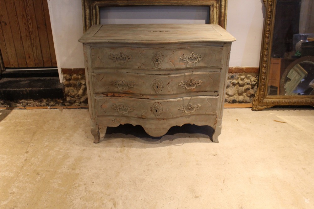 Chest of drawers Commode French Oak c1750 View XIII