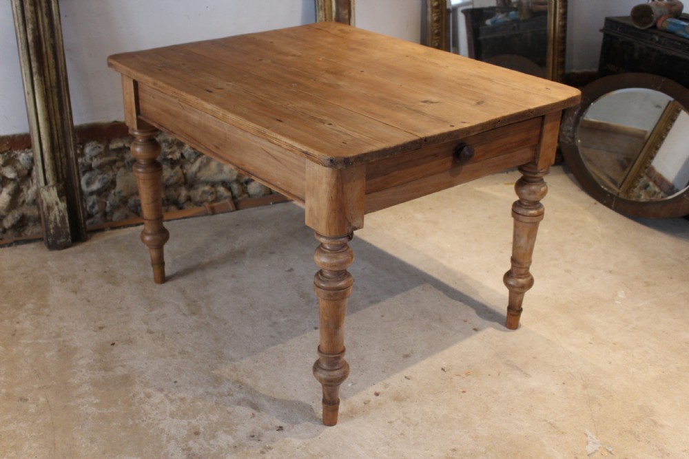 Table rare small refectory farmhouse dining Victorian 4 seater c1880