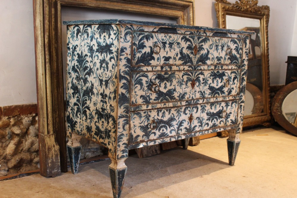 Chest of drawers Stunning Italian Chestnut commode 18th c1760 View X