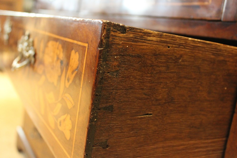 Bureau stunning George III English Walnut inlaid c1780 View XIII