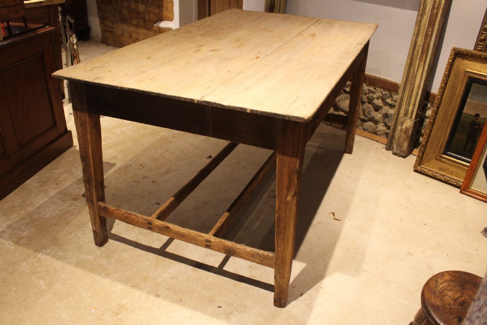 Table refectory farmhouse dining Sycamore scrub top c1820 View IX