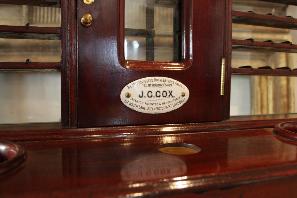 Shop advertising till Victorian J C Cox stunning fully working c1880 View III