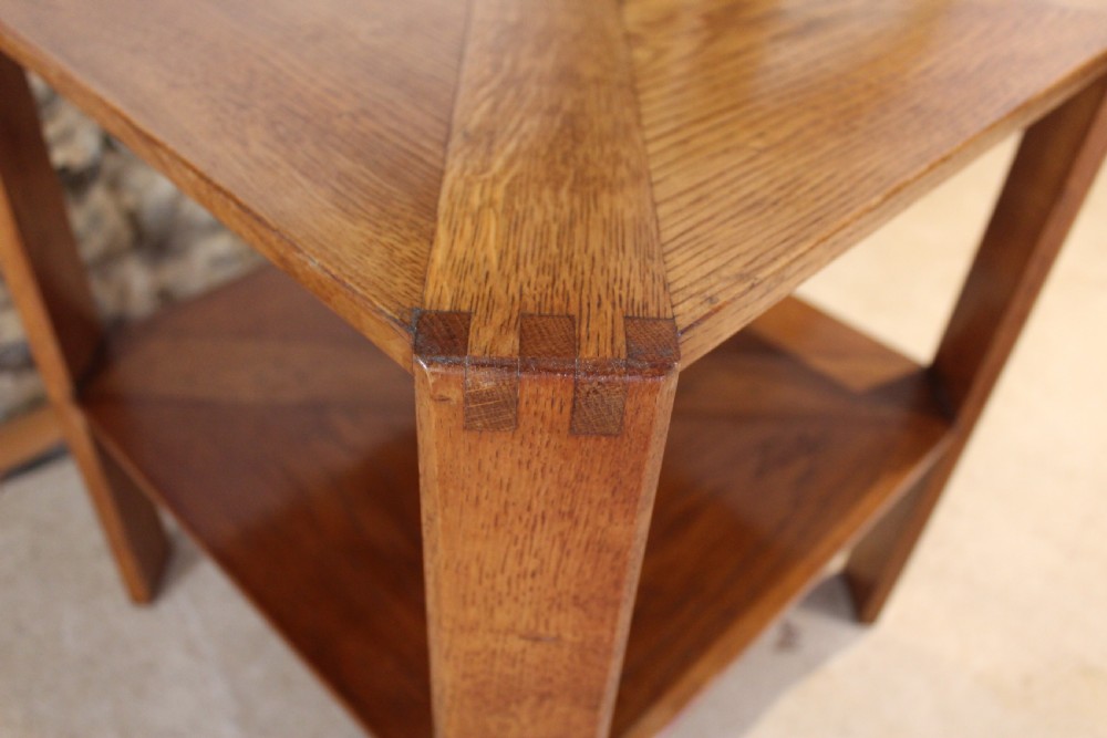 Table Arts and Crafts Oak rare Robin Nance St Ives c1935 View X