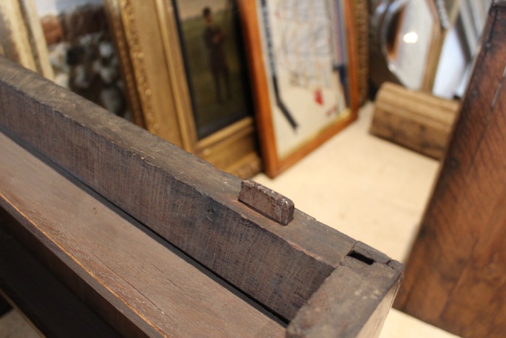Chest of drawers exceptional Charles II small Oak c1680 View II