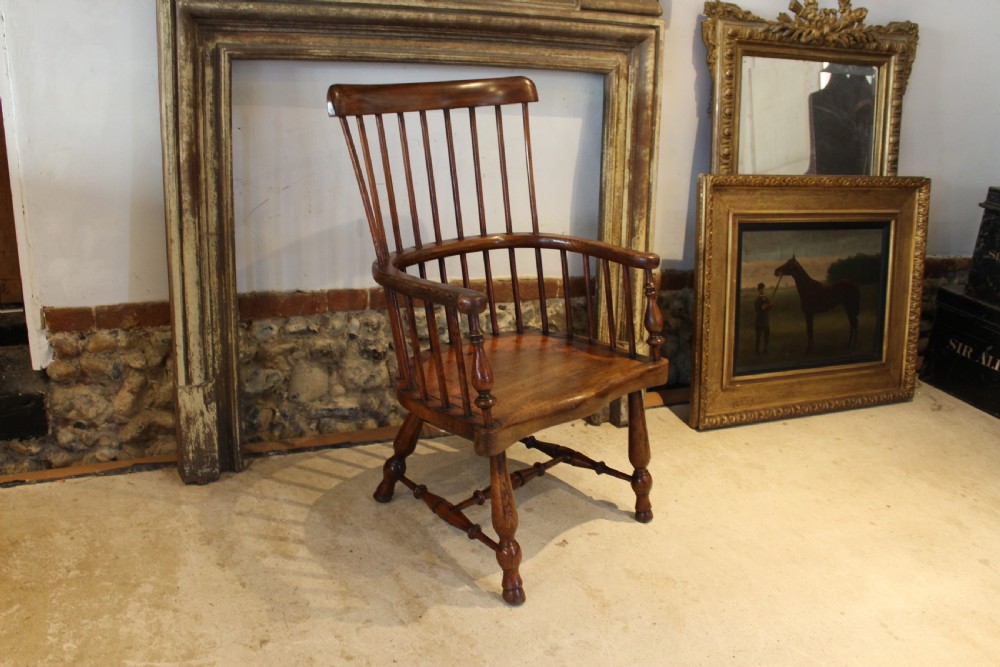 Chair rare Scottish Windsor Darvel armchair c1860