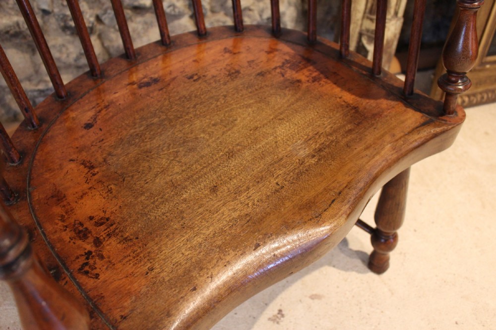 Chair rare Scottish Windsor Darvel armchair c1860 View VIII