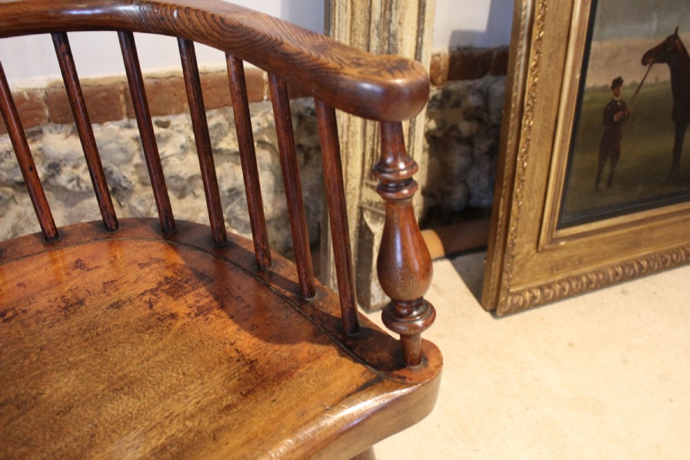 Chair rare Scottish Windsor Darvel armchair c1860 View IX