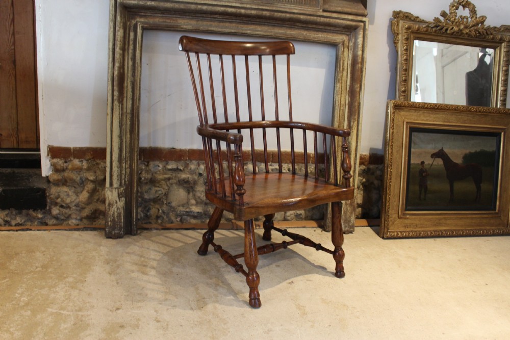 Chair rare Scottish Windsor Darvel armchair c1860 View X