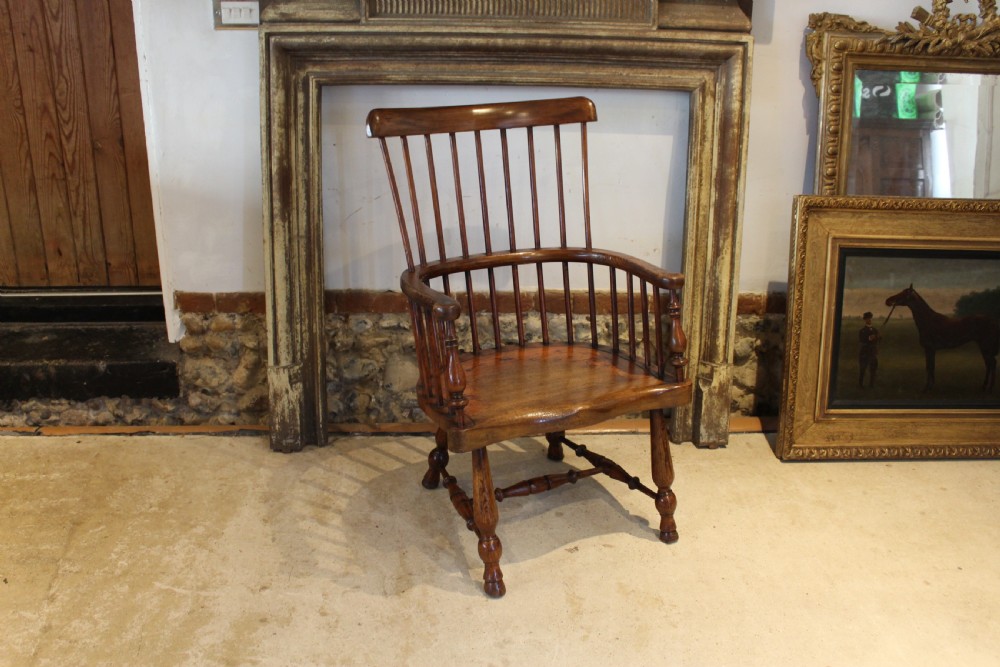Chair rare Scottish Windsor Darvel armchair c1860 View XIV