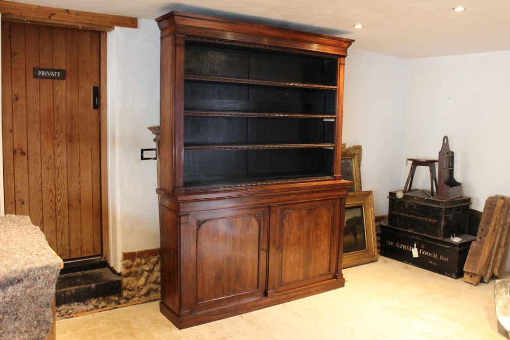 Bookcase outstanding Regency Rosewood c1825
