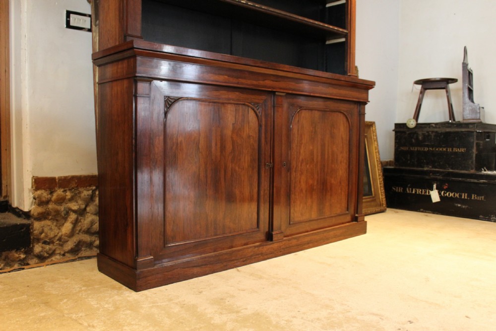 Bookcase outstanding Regency Rosewood c1825 View II