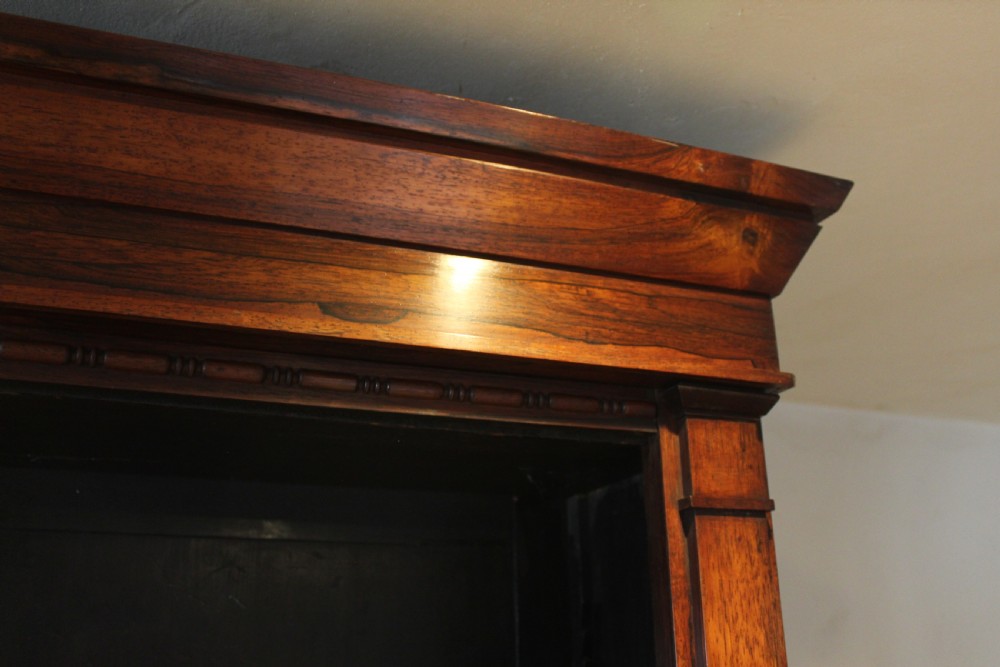 Bookcase outstanding Regency Rosewood c1825 View VI