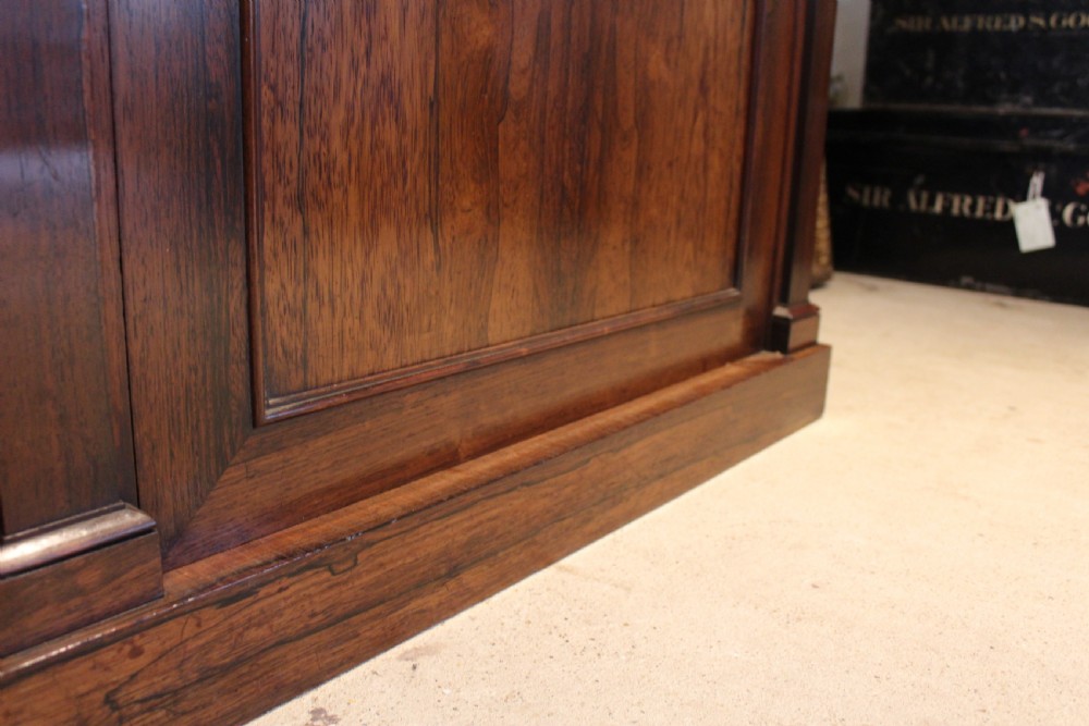 Bookcase outstanding Regency Rosewood c1825 View XII
