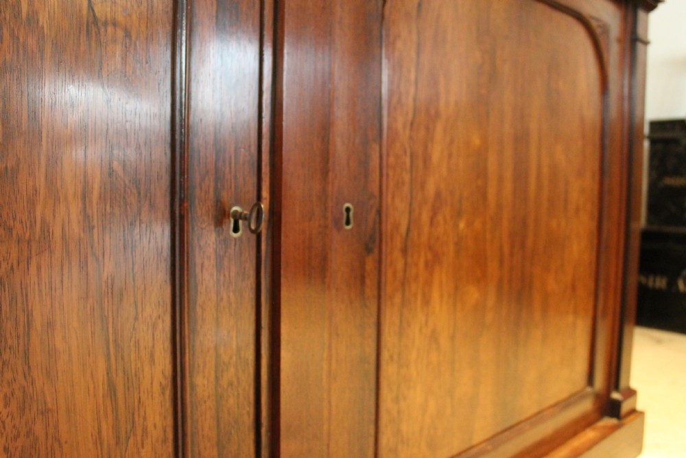 Bookcase outstanding Regency Rosewood c1825 View XIII