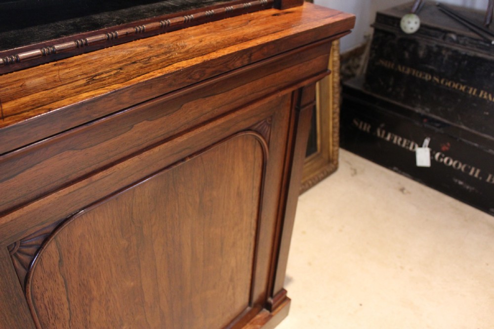 Bookcase outstanding Regency Rosewood c1825 View XVI