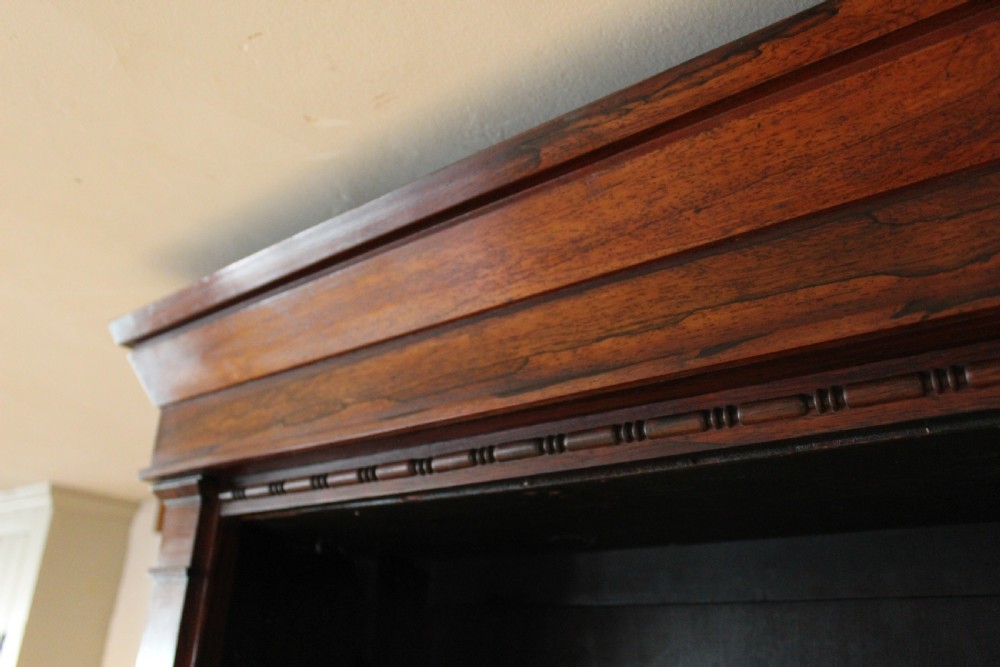 Bookcase outstanding Regency Rosewood c1825 View XVII