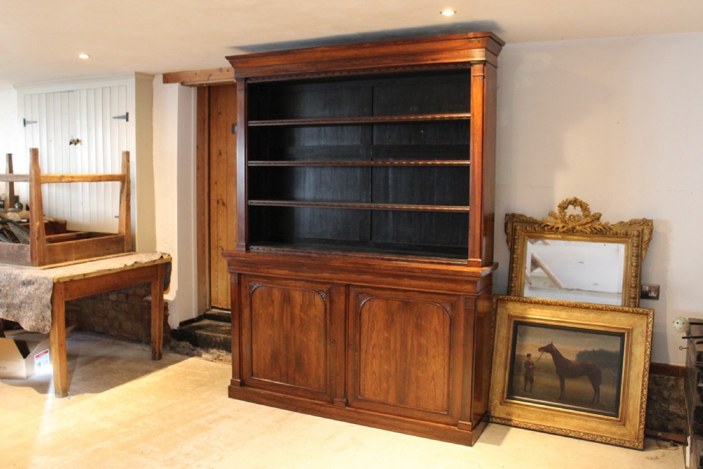 Bookcase outstanding Regency Rosewood c1825 View XVIII