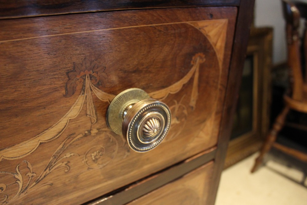 Chest of drawers fine inlaid Rosewood Victorian c1870 Edwards and Roberts View XI