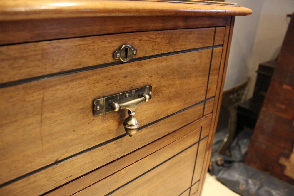 Chest of drawers Maple & Co Arts & Crafts Walnut c1880 View IX