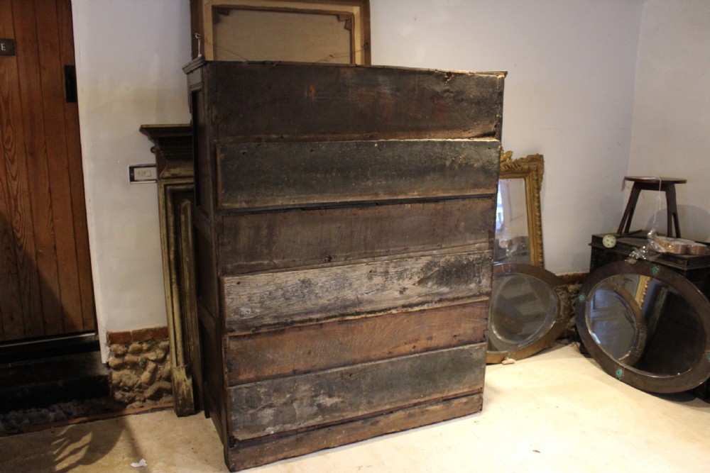 Court cupboard rare Charles I Oak small dated 1633 View XV