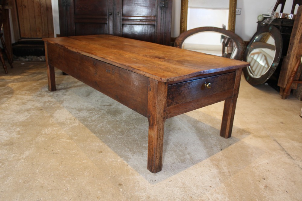 Coffee table George III Elm c1800