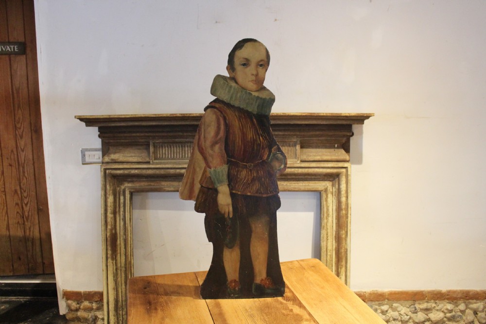 Rare 19th century dummy board oil painting c1820