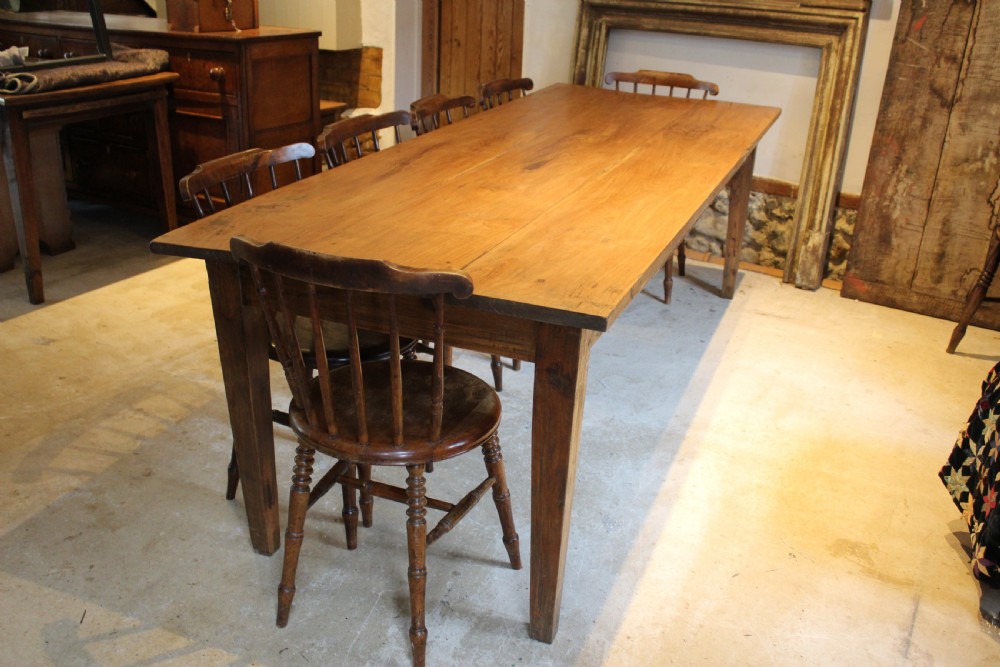 Table refectory farmhouse dining Teak seats 10 c1920 View XII