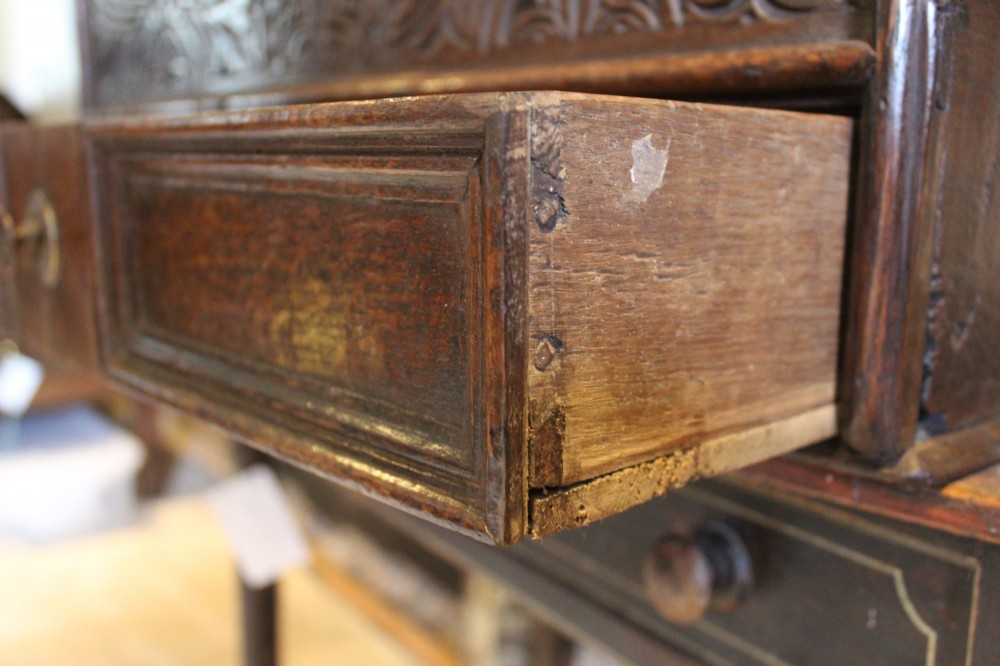 Bible box rare Welsh Gower peninsula Oak George I c1720 View IV