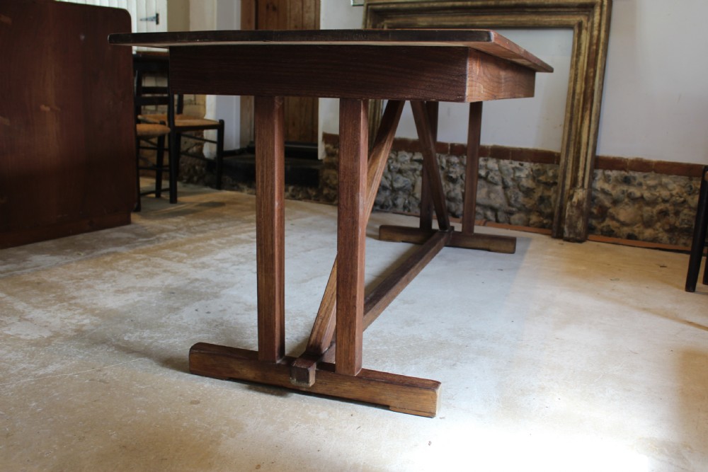 Table refectory Arts and Crafts Teak The Music House Norwich c1930 View VII