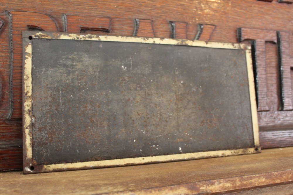 Rare Tin Whiskey sign Roderick Dhu c1920 View V
