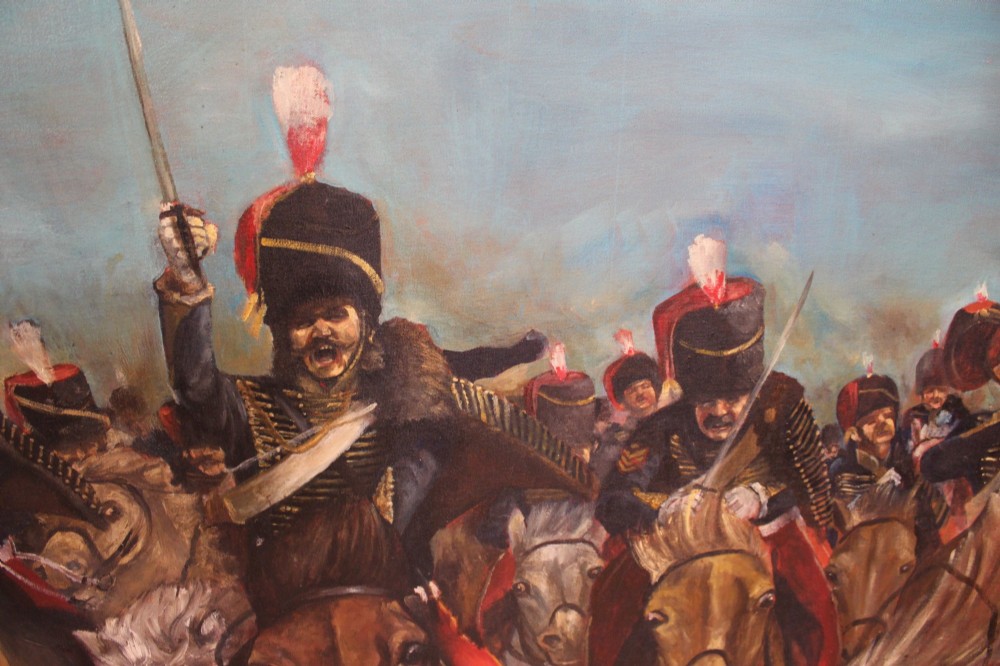 Huge Oil on Canvas – The Charge of the Light Brigade Andrew Park View II