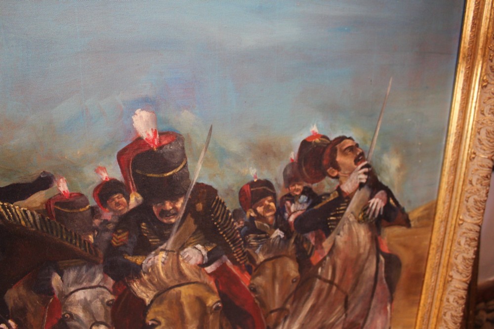 Huge Oil on Canvas – The Charge of the Light Brigade Andrew Park View VI