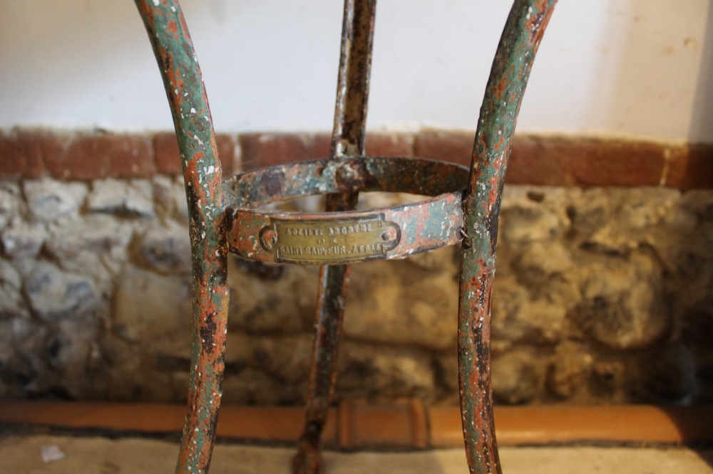 Table Original 19th century French Arras garden table c1880 View II