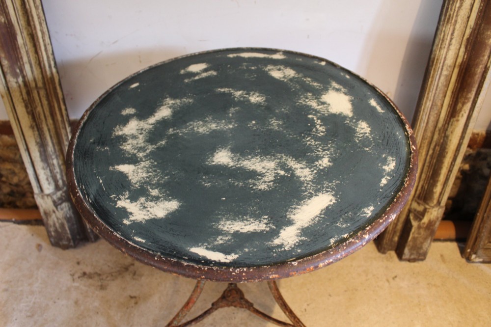 Table Original 19th century French Arras garden table c1880 View IV