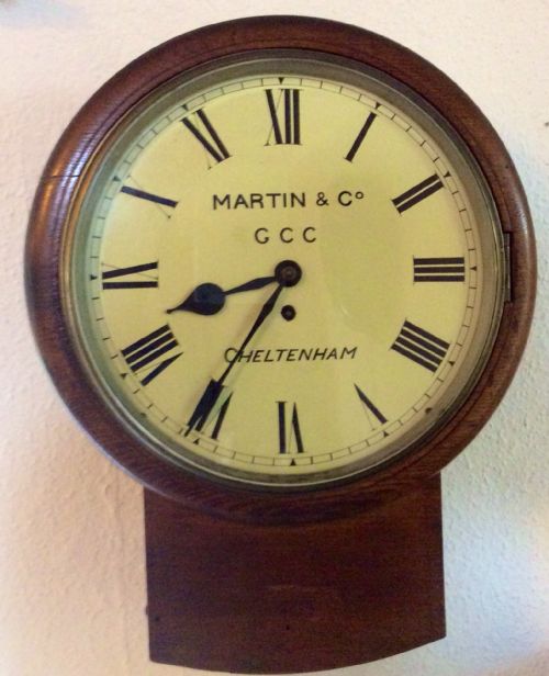 19th Century Oak Cased Wall Clock