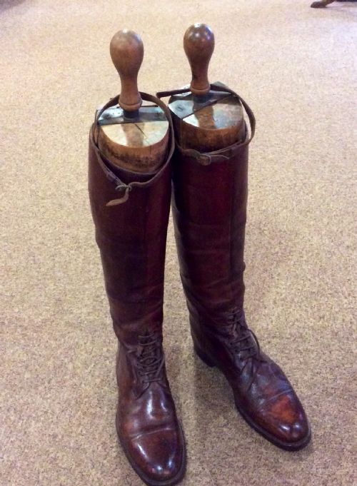 Pair of Ww1 Officer's Field Boots C1914