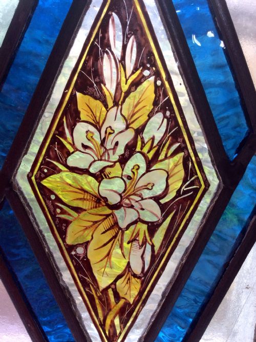 Victorian Stained Glass Panel