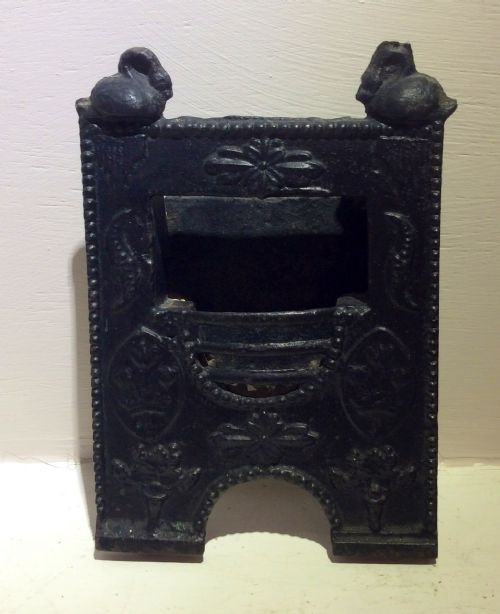 Miniature 19th Century Iron Fireplace