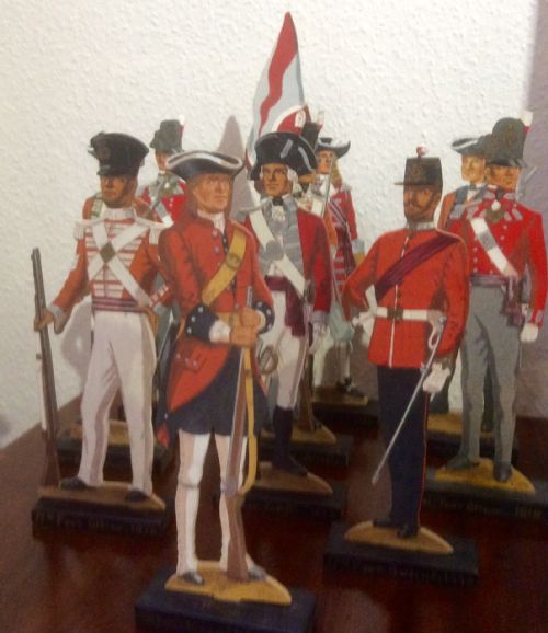 Painted Military Figures E V Howell