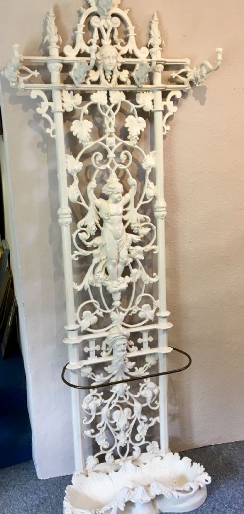 Victorian Coalbrookdale Cast Iron Hallstand