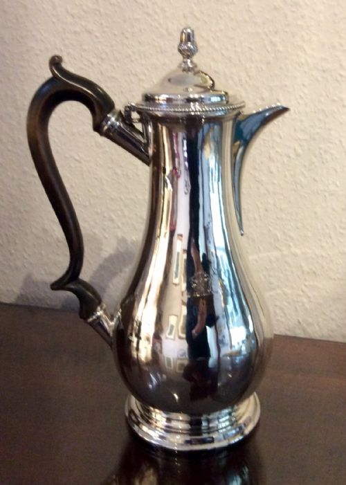George III Silver Hot Water Jug, C1776