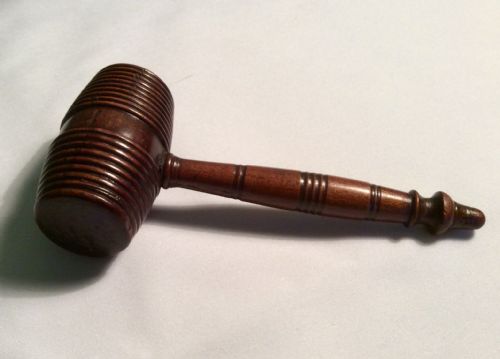 19th Century Fruitwood Gavel