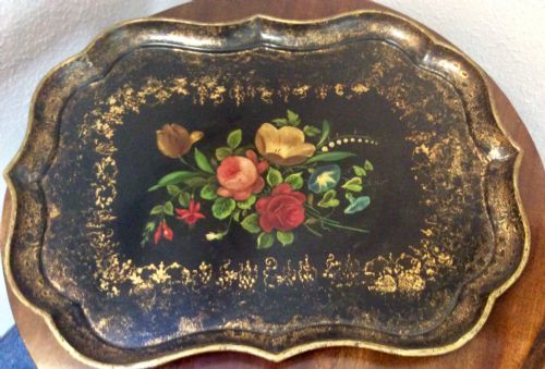 B.walton &Co Papier Mache Tray C1845