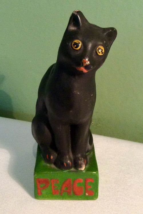 Ww1 Pottery Peace Cat