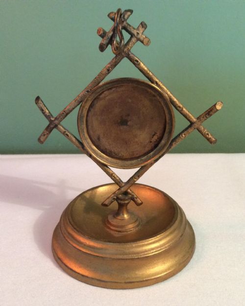 Gilt Metal Pocket Watch Stand