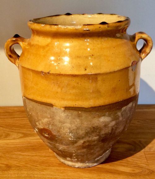 Antique French Confit Pot