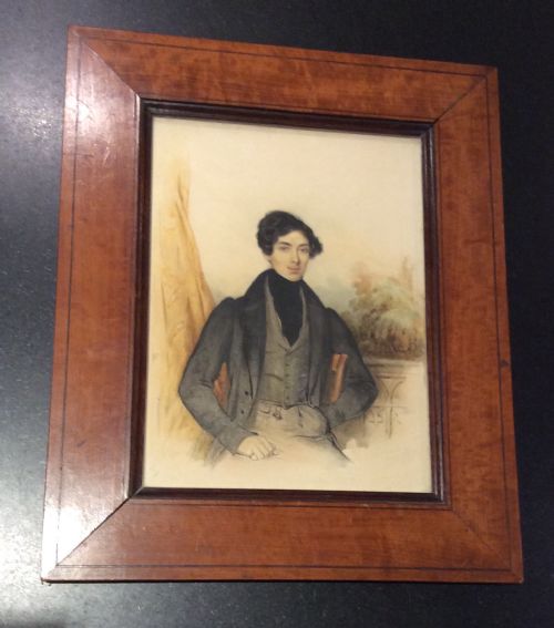 French School Georgian Portrait of a Young Man